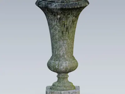 Garden urn planter27 3D model