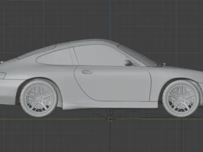 Pourche 911 3d model 3D model
