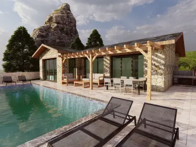 STONE HOUSE 3D model