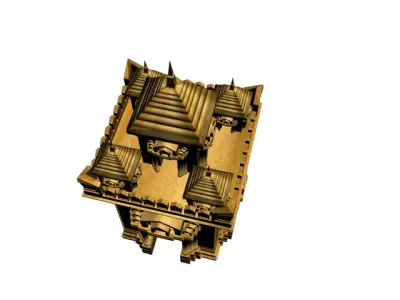 Patuxay Monument - Laos 3D print model