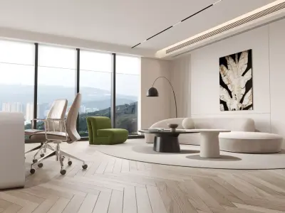 Contemporary Executive Office 3D model