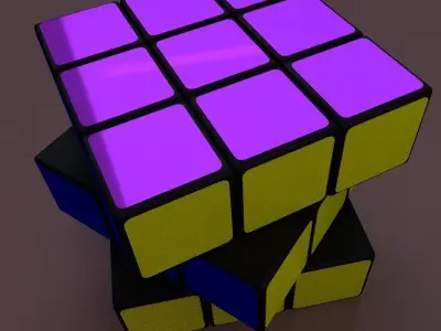Rubiks Cube 3D model