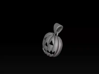Halloween Pumpkin Pendant 3D print model