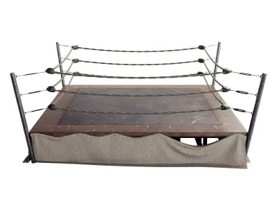 Boxing Ring Vintage Classic 3D model
