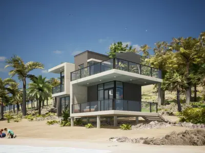 031Beachhouse2f63m2 3D model