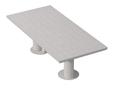 Viola Table by Elve luxury 3D model