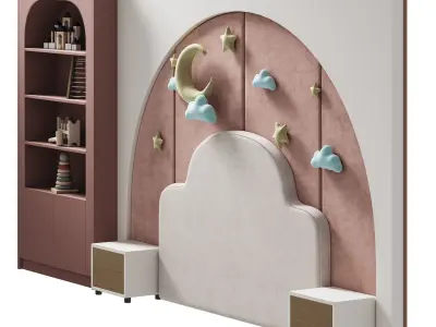 Kids wall panell 9 3D model