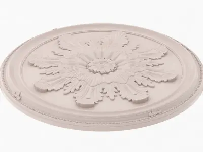 Classic Ceiling Medallion 35 3D model