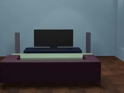 House layout 3D model