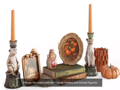 Decor sets 3D Model Collection