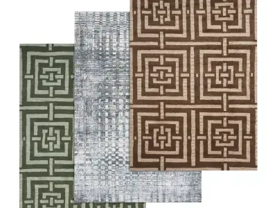 Rug Set 2159 3D model