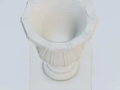 Garden urn planter13 3D model