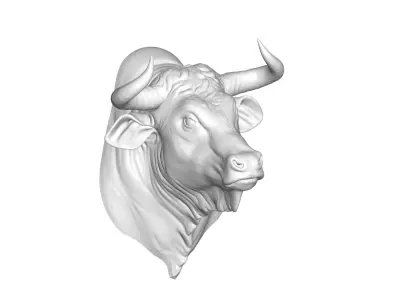 bull head 3D model purchase