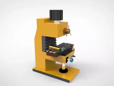 Miling Machine 4 3D model