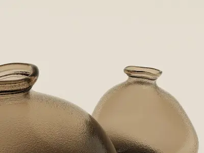 Amorphous Glass Vase 3D Model Free 3D model