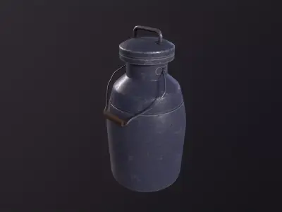 Milk jug 3D Model Low-poly 3D model