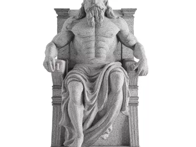 zeus statue 3D model