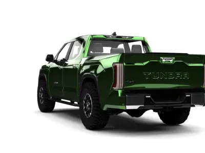 TOYOTA TUNDRA 2022 SR5  Low-poly 3D model
