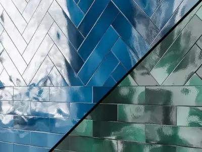 Ceramic wall tile EQUIPE CRACKLE 3D model