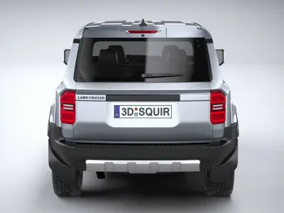 Toyota Land Cruiser 250 basic 2025 3D model