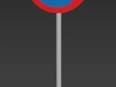 Circle Road Sing 3D model