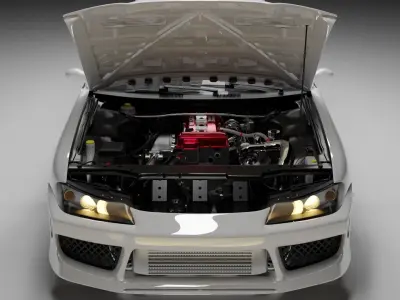 NIssan silvia s15 3D model