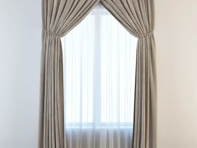 Set 04 Curtain 3D model
