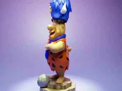 Fred Flintstone and your Loyal Order of Water Buffaloes 3D print model