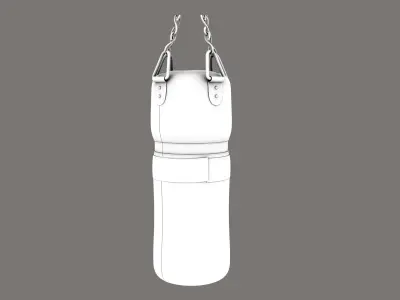 Punching Bag  Boxking Bag  Low-poly 3D model