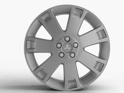 Mitsubishi Outlander 2008 Rim Style 1 3D model