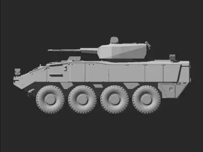 Piranha 5 romanian 3D print model