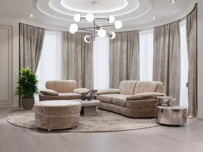 INTERIOR NEOCLASSIC FULL  3D model