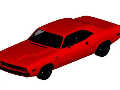 Dodge Challenger 1970 3D model