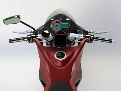 MotorCycle J11 3D model