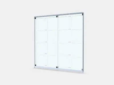 BERGSBO Pair of sliding doors Low-poly 3D model