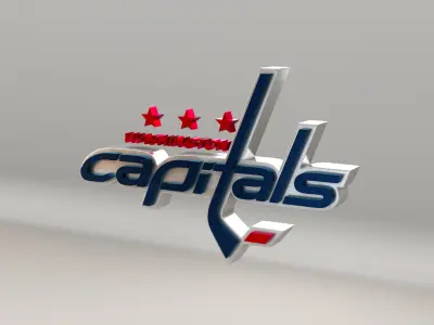 NHL Washington Capitals Team Logo 3D model