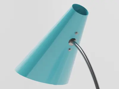 Vintage Soviet desk lamp Free 3D model