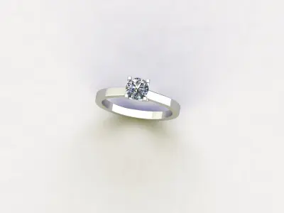 ring butterfly 3D print model