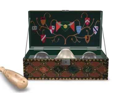 Quidditch set animated  3D model
