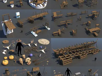 Medieval Collection 4 3D model