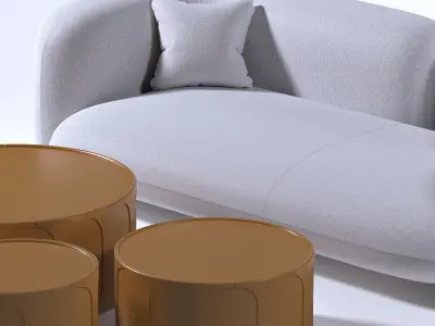 Freeform Sofa 3D model
