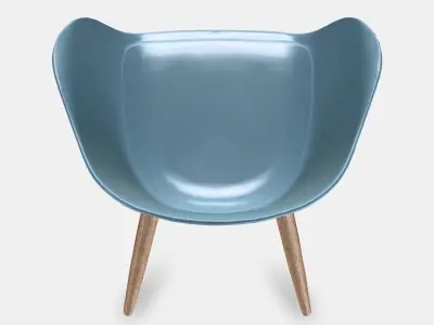 GRONSTA Chair with armrests in-outdoor Low-poly 3D model