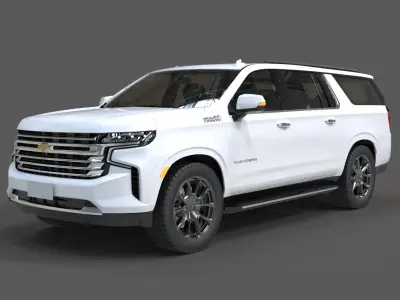 3D model car Chevrolet Suburban  3D model