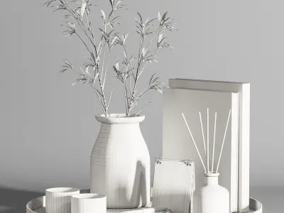 Decorative set027 3D model