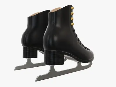 Figure ice skates women 3D model