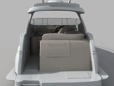 Yacht 01 3D model