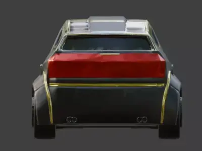 Cyber Concept SUV 3D Model Low-poly 3D model by Choco-Bear
