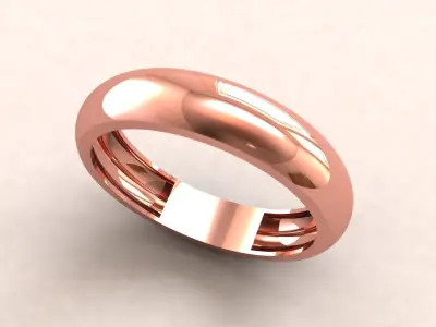 Simple Women Ring 3D print model Free 3D print model