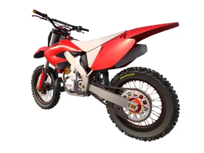 Motocross Honda 3D model