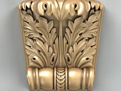 Corbel 010 3D model